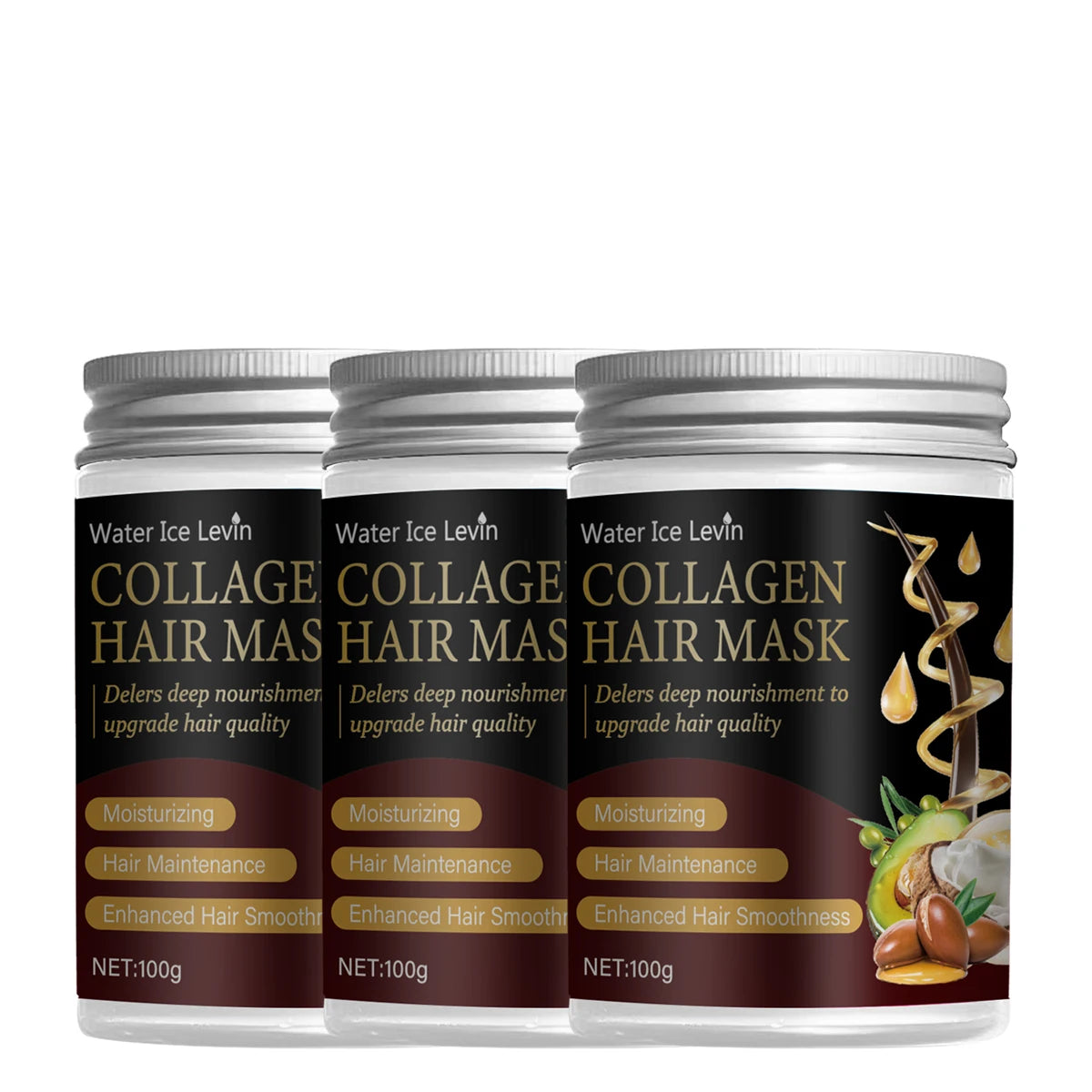 Collagen Hair Mask with Argan and Coconut Oil 100g
