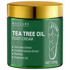 Tea Tree Oil Foot Cream Moisturizer for Dry Cracked Heels and Skin