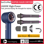 SenCiciMen 1600W Professional Hair Dryer Ionic Styling Blow Dryer
