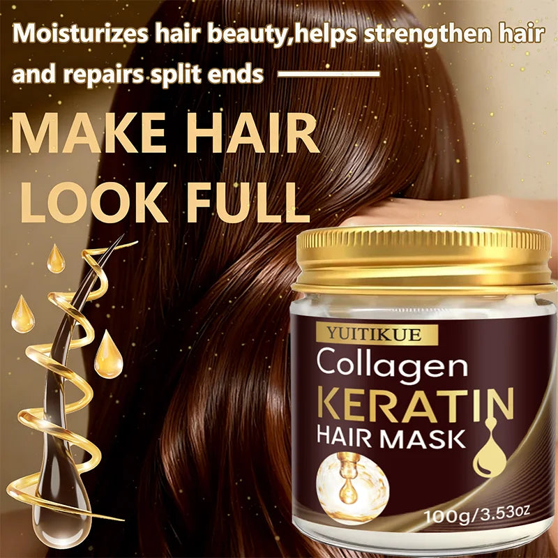 Collagen Keratin Hair Mask 100g Deep Repair Treatment