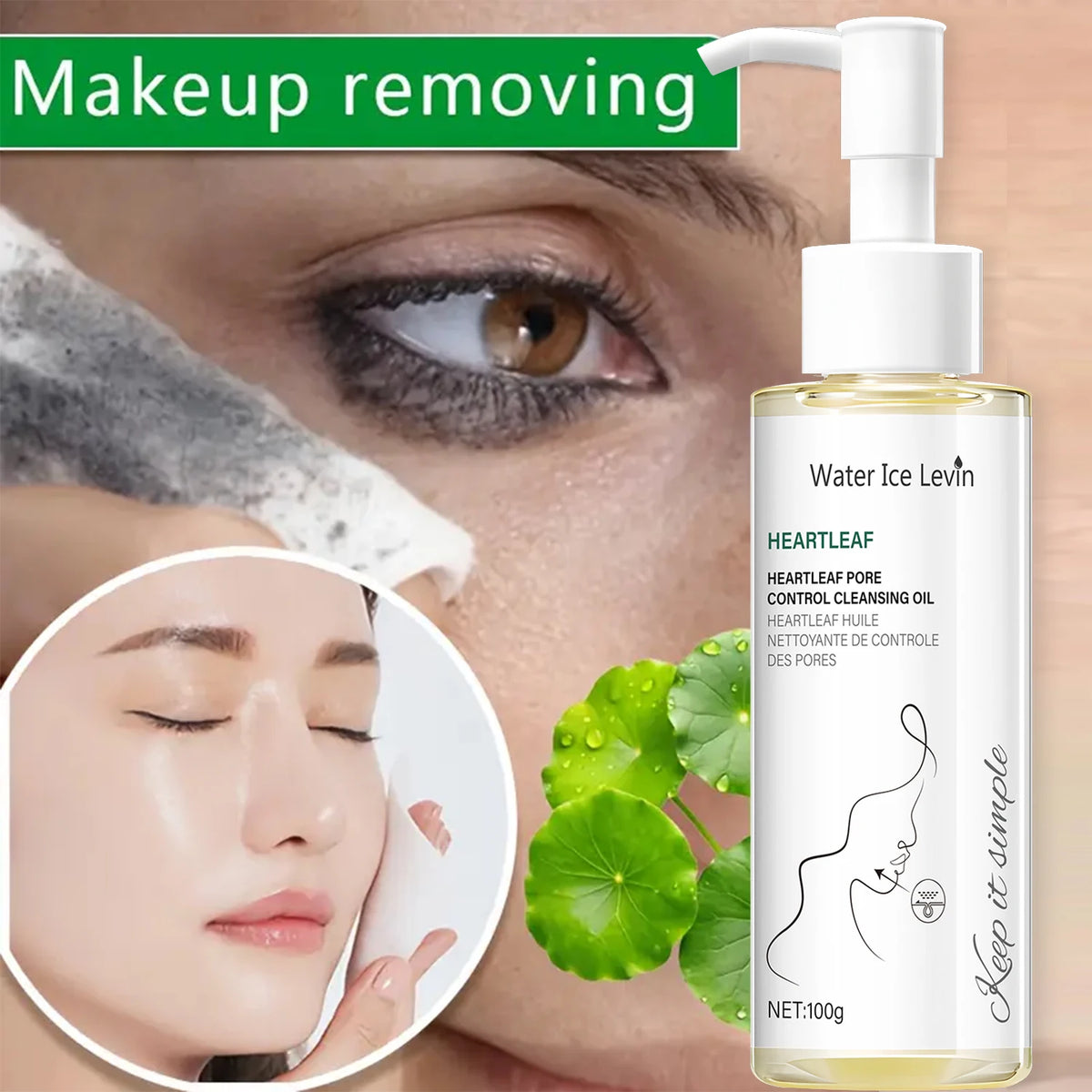 Heartleaf Pore Control Cleansing Oil Niacinamide Face Wash 100g
