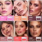 Embossed Matte Blush Palette for Natural Cheek Color