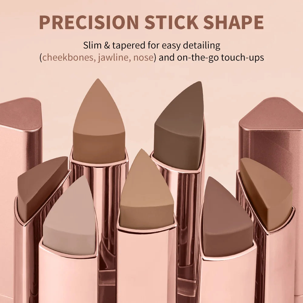 Cream Bronzer and Contour Stick for Sculpted Face Makeup