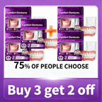 Comfort Fit Cosmetic Silicone Dentures for Natural Smile