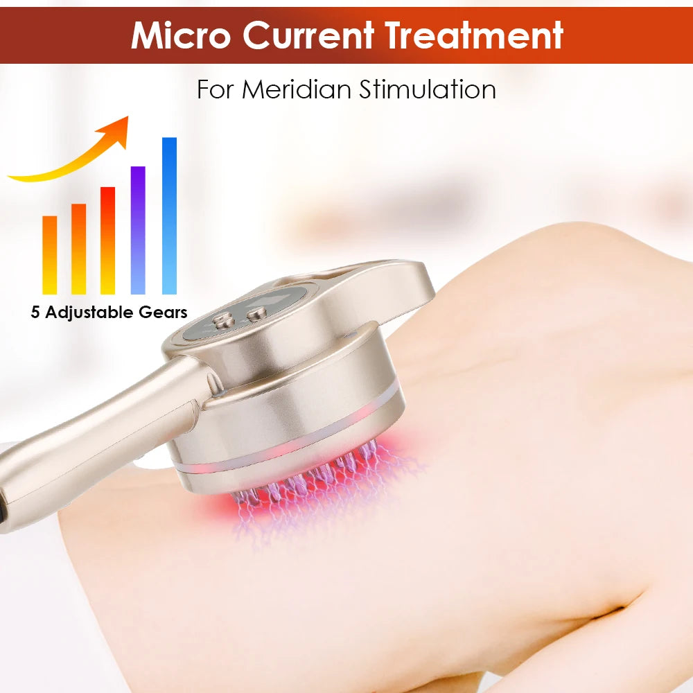 Electric Microcurrent Body Massager for Cellulite and Muscle Relief