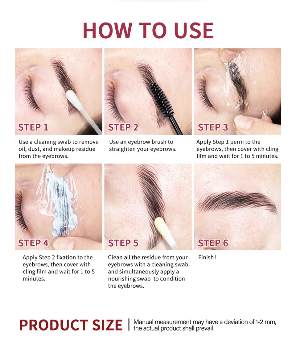 Professional Eyebrow Lamination Kit for Full and Defined Brows