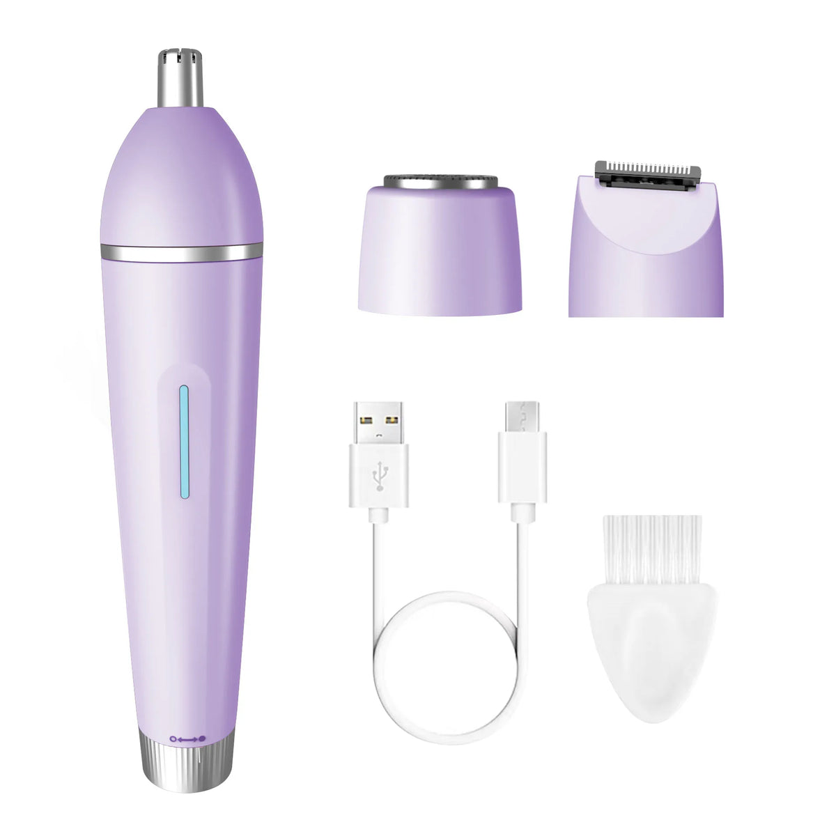3-in-1 Waterproof Electric Hair Trimmer for Women