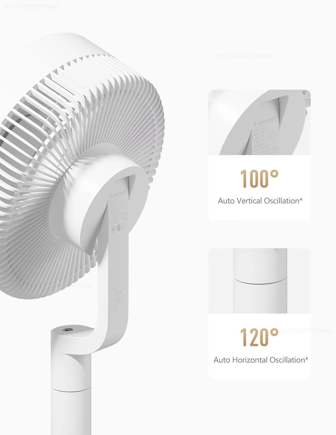 MIJIA Smart Inverter Circulating Fan Pro 3D Auto Oscillation Cooling - 11