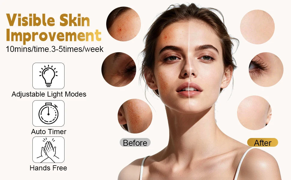 7-Color LED Light Therapy Face Mask for Skin Rejuvenation