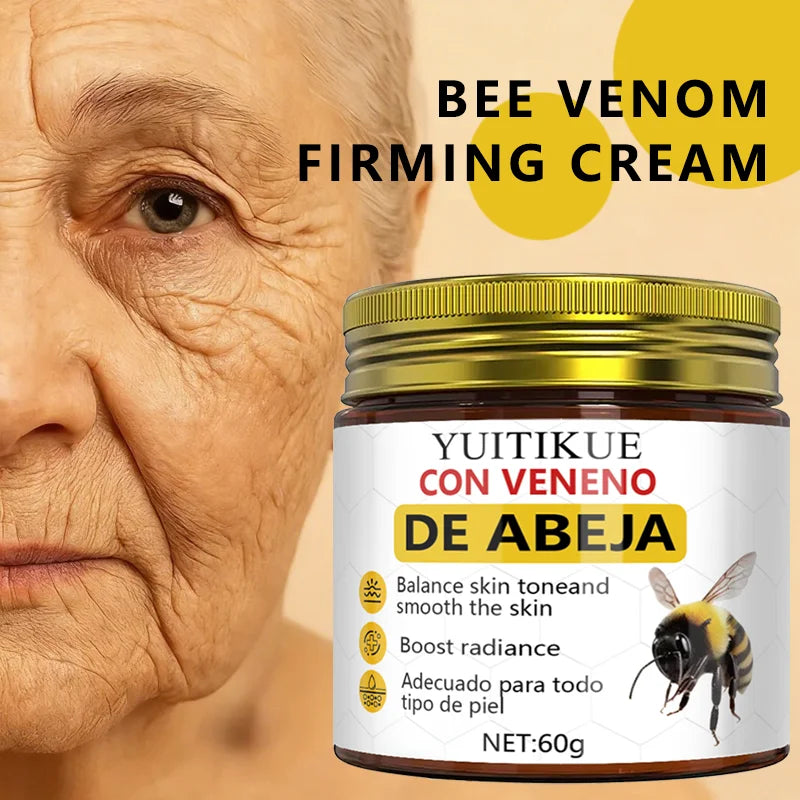 Bee Venom Anti Wrinkle Face Cream Firming Moisturizing Skin Care - 4