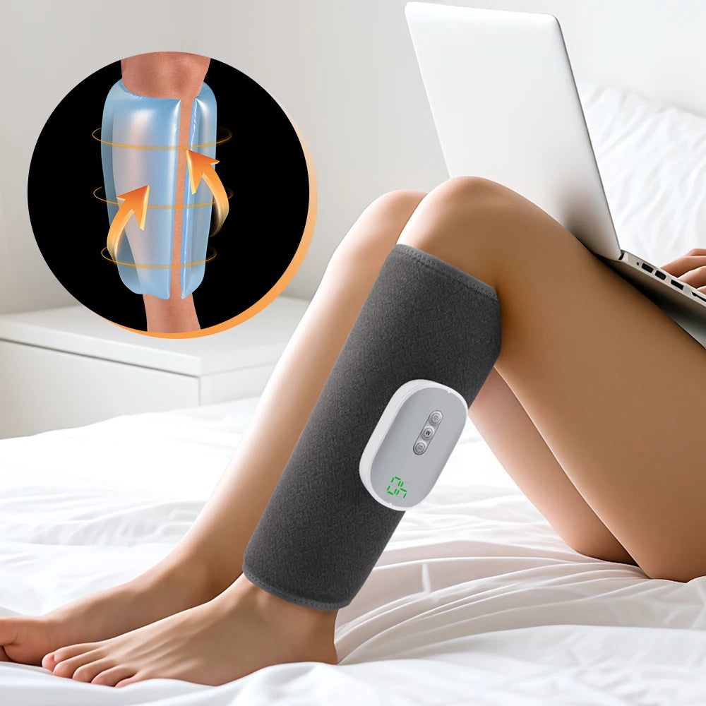 Wireless Air Compression Calf Massager for Leg Pain Relief - 1