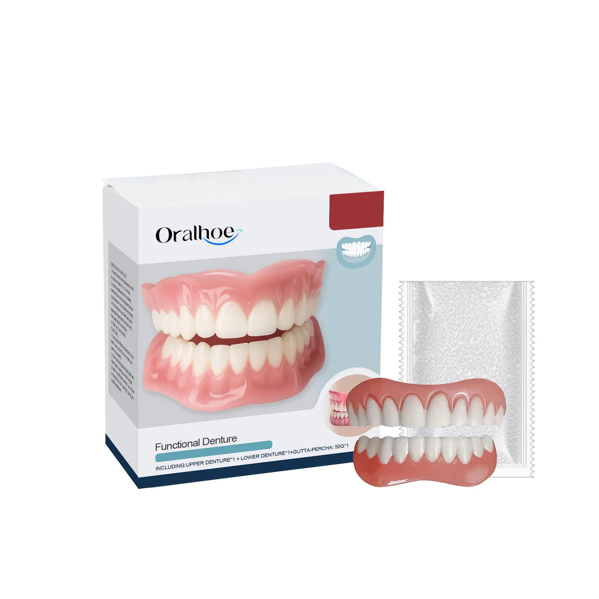 Temporary Silicone Denture Kit for Smile Restoration