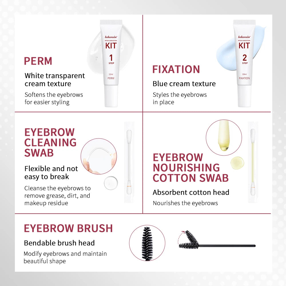 Professional Eyebrow Lamination Kit for Full and Defined Brows