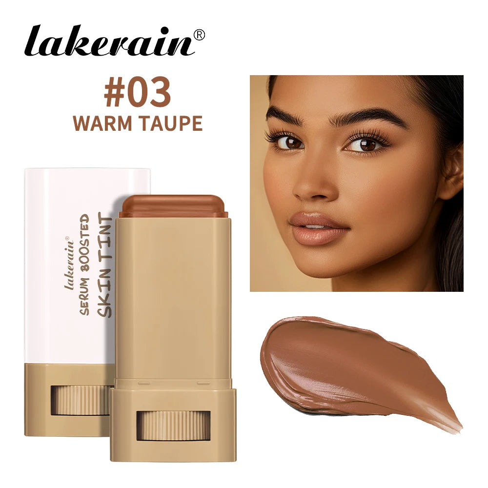 Matte Foundation Stick with Built-in Brush for Flawless Coverage - 45