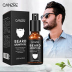 Qanzire Beard Growth Oil Natural Facial Hair Care and Grooming Serum