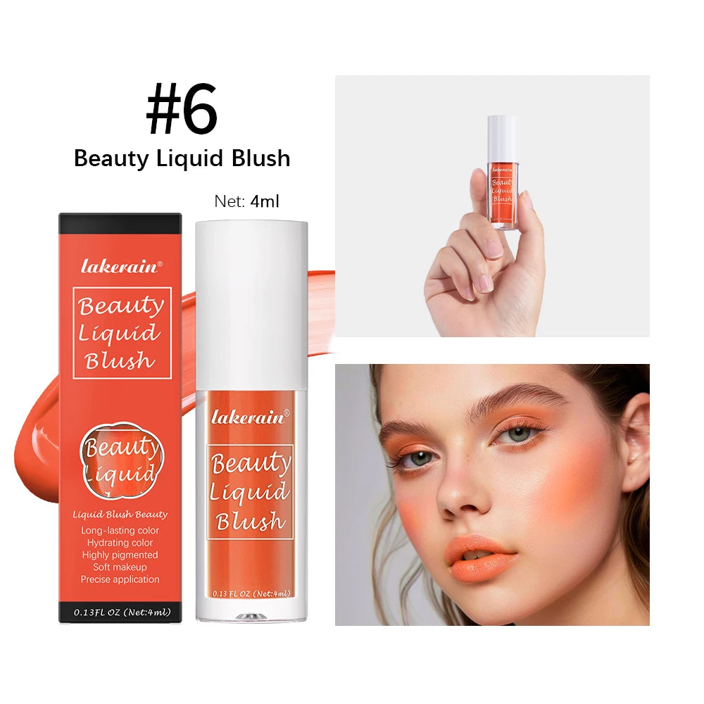 Long-Lasting Liquid Blush for Natural Glowing Makeup