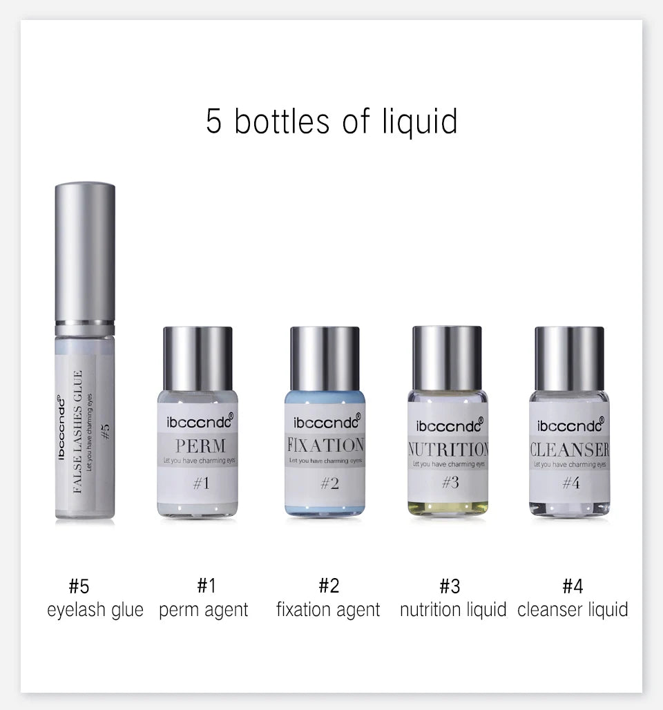 Professional Eyelash Lifting and Perming Kit for Home Use