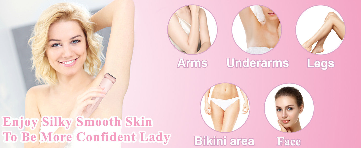 Painless Electric Hair Remover for Women - 8